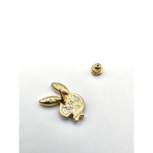 Vintage Playboy bunny earrings with CZ Not worn Nickle Free - Picture 8 of 8